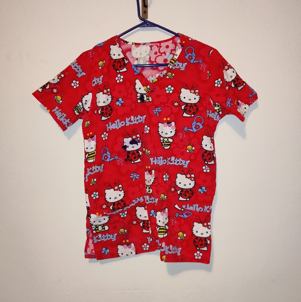 Hello Kitty Scrub Top
